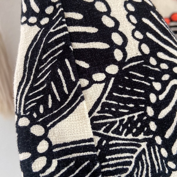 J. Crew sleeveless shell tank embellished notched collar tropics vacation top 2 - Picture 7 of 16